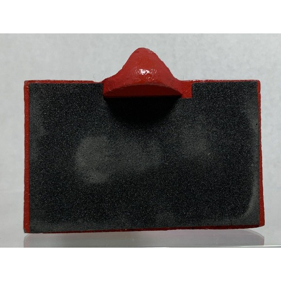 Vintage Holiday Traditions Hand Painted Cast Iron Stocking Holder Santa Bear 5" - Picture 6 of 7